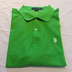 U.S. Polo Assn. Bright Green Polo Shirt